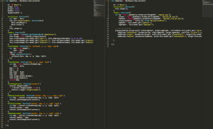 Left: EaselJS in a Backbone.js View; Right: gameQuery in a Backbone.js View